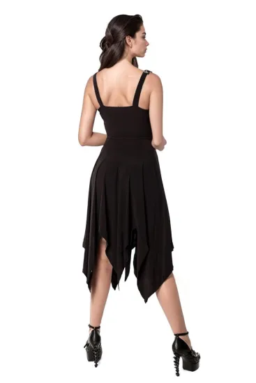 Gothic-Kleid mit Nieten