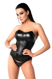 Wetlook Corsagen-Top